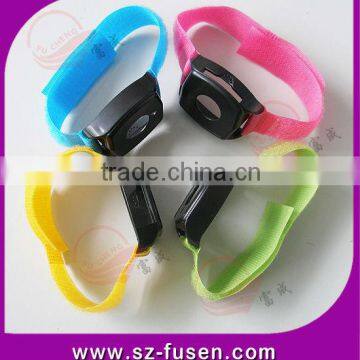 100%nylon fastener tape watch band with lovely logo