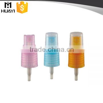 18/410 colorful plastic nozzle screw mist sprayer to 20ml bottles