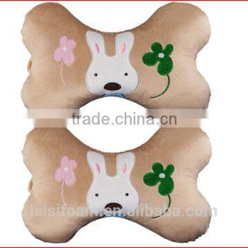 100% polyester bone pillow for dog bone pillow LS-B-003-D bone shaped pillow