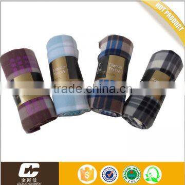 printed polar fleeece blanket in rolled packing