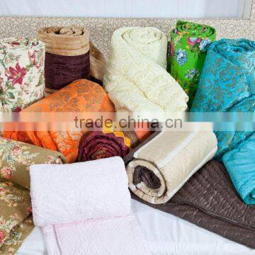 Cotton Hand Block Printed quilts/bedspread/bed sheets/comforter set