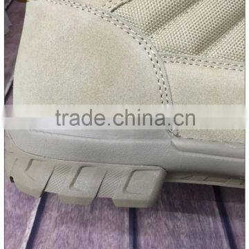 Leather Upper Rubber Boots Army Military Combat Boots photo-4