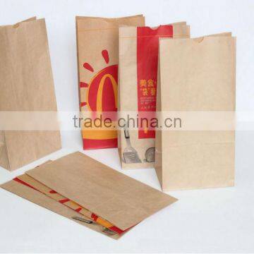 Greaseproof sandwich bag made from kraft paper