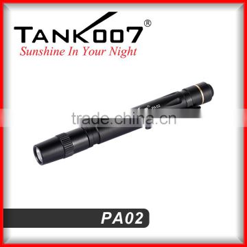 TANK007 Promotional Gift LED pen torch light/LED pen flashlight/mini pen torch PA02