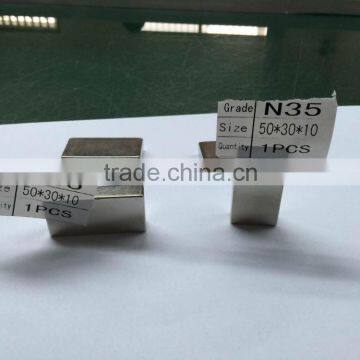 neodymium magnet N35 50X30X10 50*30*10