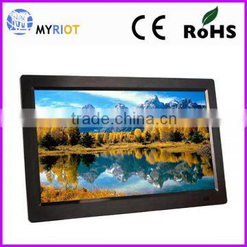 Plastic acrylic music video multimedia 14 inch digital photo frame                        
                                                Quality Choice