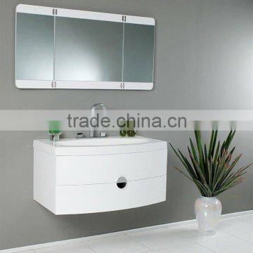 Modern White Solid wood Bathroom Vanity