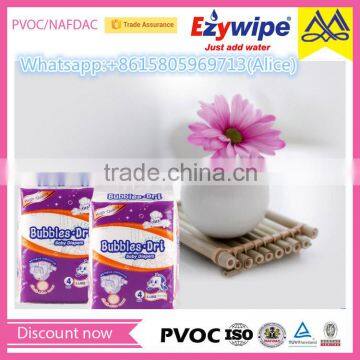 Good quality soft cotton baby diaper, super breathable baby nappy, baby diaper from China