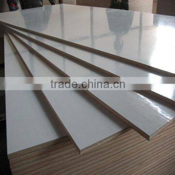 high gloss White HPL Plywood