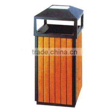 Steel Wooden Dustbin BH20503