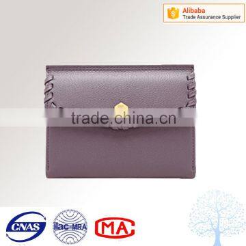 Leather weaving design women best felt wallet