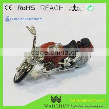 Best selling watch combined metal motorcycle art craft for business gift