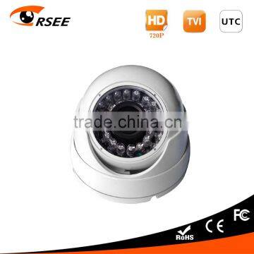 720P ir distance 20m plastic dome factory price tvi camera