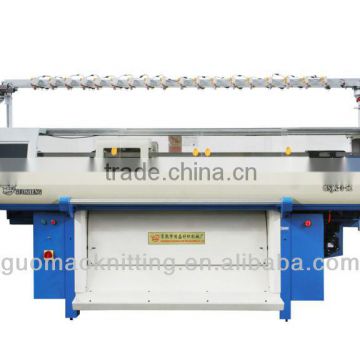 three system auto flat knitting machine with comb(GUOSHENG)