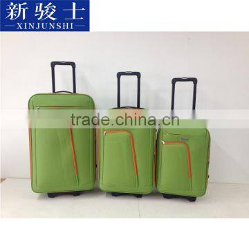 3pcs four wheels soft lugggae sets with spinner lugggae