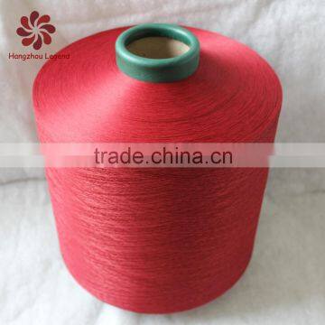 100% spun polyester dty yarn for knitting