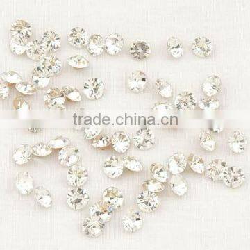 KJL-BD0001 wholesale Point back ,uesed in bags,Garment,shors High quality Rhinestone/Chaton