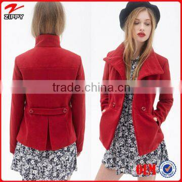 turkish woman coat with woolen blended fabrics women fashion coats 2015