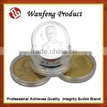 custom made engraved gold silver suovenir metal coins