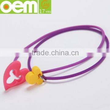 cute custom thin silicone wristband