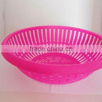 Round plastic Vegetable and Fruit storage basket