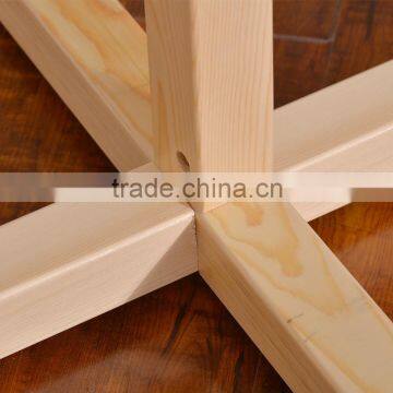 Pine Solid Wood Coat Rack For Living Room Use photo-3