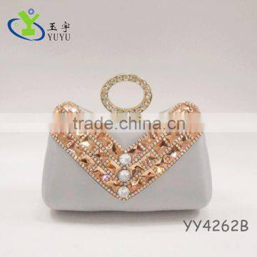 Lady fashion diamond evening clutch bag, evening clutch party bag