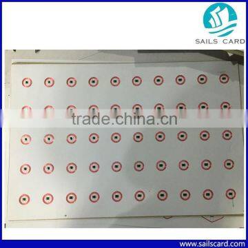Customized 6x8 Layout RFID Inlay for ISO14443A F08 Smart Card photo-4