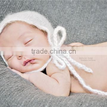 Newborn Photo Prop Mohair Lace Hat Newborn Mohair Hat