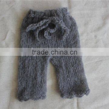 Newborn Knit Mohair Pants Photography Prop Boy Girl Props