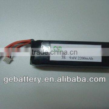25C9.6V2000mAh rc Helicopter Removable Lifepo4 Battery Pack