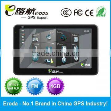 6 Inch Eroda Portable Car GPS Navigation A5 Solution