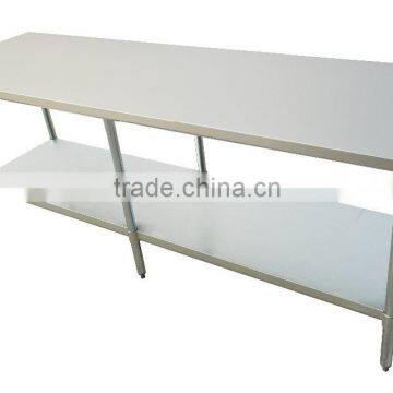 NSF approval detechable prep stainless steel work table for commercial kitchen or restaurant/ Table