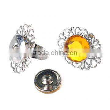 2014 Wholesale Hot Silver Unadjustable Ring Base Blank