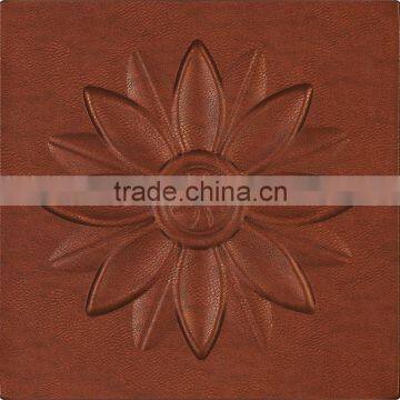Interior Decorative 3D Effect Texture Wall Panel With Enamel Covering