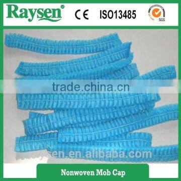 disposable surgical medical PP mob cap with elastic