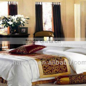 100% cotton White Bed Sheet High Luxury 60S Satin Sheet