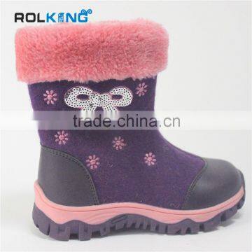 kids rubber boots black