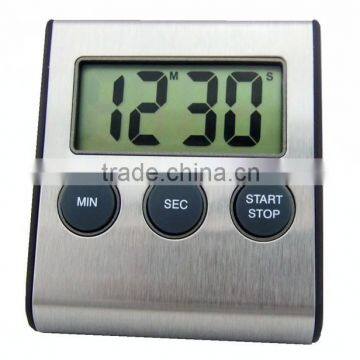 magnetic digital kitchen timer & stainless steel shell countdown timer & ABS plastic timer with CE DTH-23