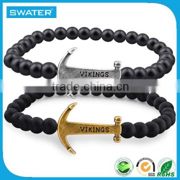 Wholesale New Fashion Jewelry Bead Anchor Bracelet For Men