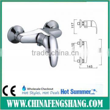 Wall Mount Brass outdoor poor Shower Faucet