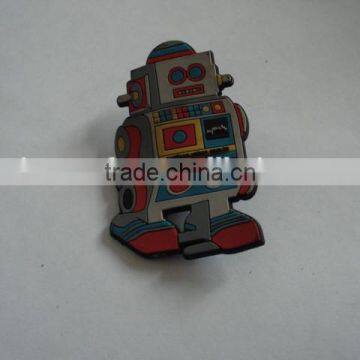 Custom robot shape badge for kids party decorate