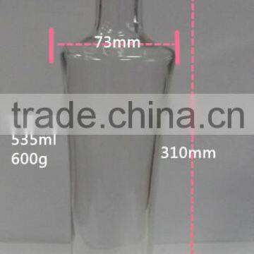 500ml glass vodka bottle whiskey wine glass bottle for sale