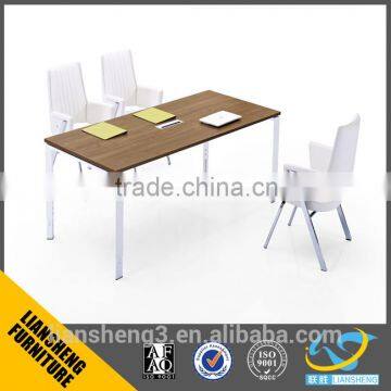 2016 modern design Aluminium legs MFC table top conference table Meeting table