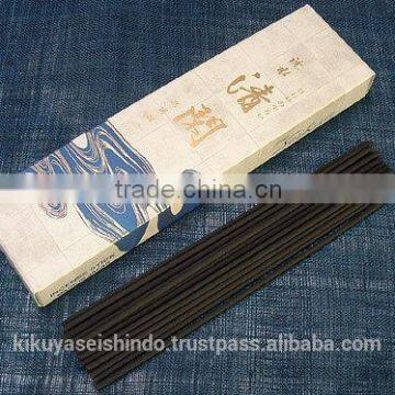 Gyokushodo, Incense Sticks, Jinsui Seikan sweet and calming Agarwood fragrance, Less Smoke Type, Trial Size