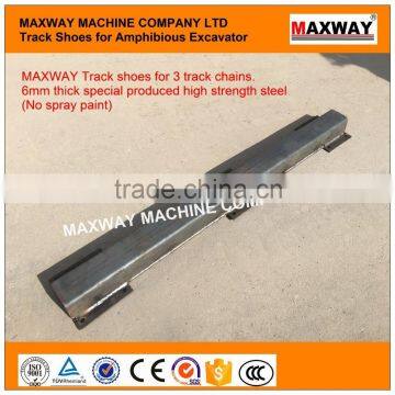 High Quality Durable Swamp Buggy Excavator Steel Chains and Track Shoes , Floating Excavator Chains , MAXWAY Machine Company photo-6