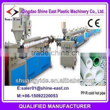 PP-R Pe pipe plastic machine / spot goods / pipe production line