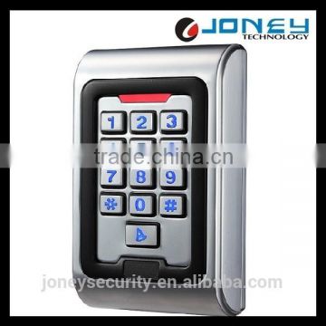 waterproof vandalproof metal single door access control keypad