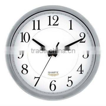 10inch Brushed Aluminum Mater Wall Clock