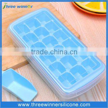 Reusable custom shape silicone ice cube mold